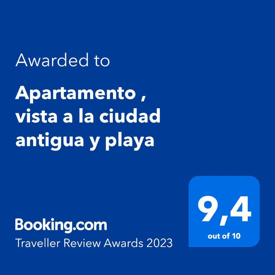 Apartamento , Vista A La Ciudad Antigua Y Playa Cartagena Exterior foto